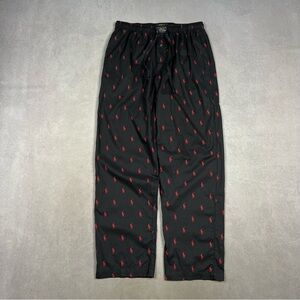 Polo by Ralph Lauren Black and Red Joggers